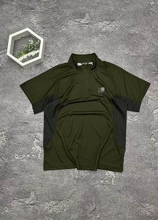 Футболка karrimor оригінал хакі спортивна бігова кофта поло каррімор трекінг gorpcore