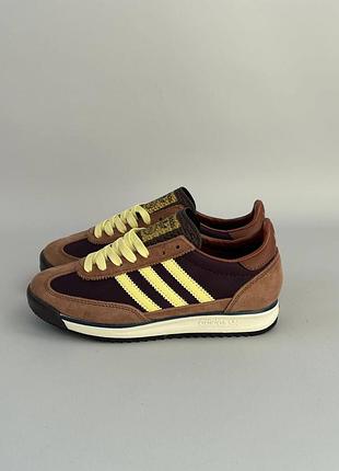 Кроссовки женские adidas sl 72 og maroon brown адидас марун коричневые 40