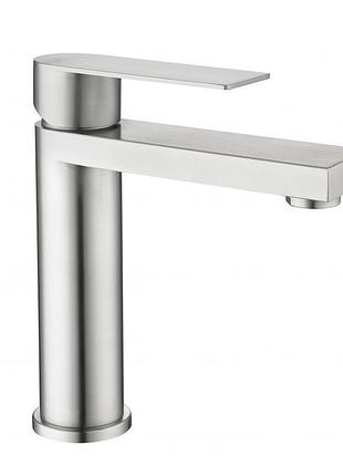 Смеситель для раковины низкий lidz nexus 001f (k35) ldnex001fnks49184 nickel