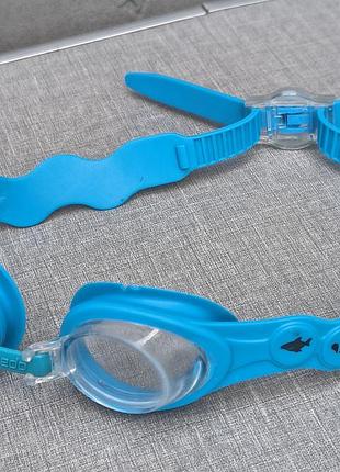 Дитячі окуляри для плавання speedo sea squad (оригінал, блакитні)