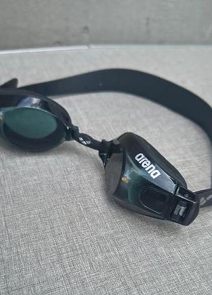 Очки для плавания arena zoom x-fit (оригинал, черные)