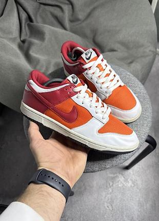 Кросівки nike dunk low orange 40.5 26 кроссовки найк данк vintage