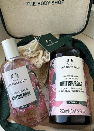 Шикарний набір the body shop british rose 🌹