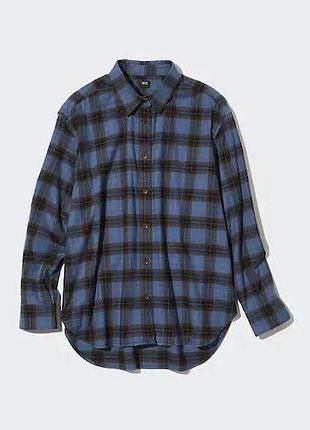 Рубашка фланель uniqlo