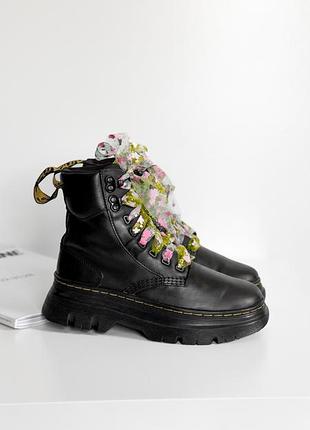 Черевики dr. martens w platform leather boots