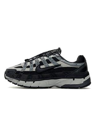 Жіночі кросівки nike p-6000 black grey
