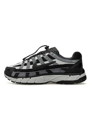Чоловічі кросівки nike p-6000 black grey