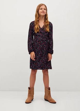 Новое платье mango для подростка р.170 темно-синее