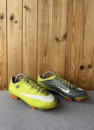 Чоловічі футбольні професійні елітні бутси копочки nike mercurial superfly 2 elite