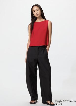 Uniqlo jersey barrel leg pants