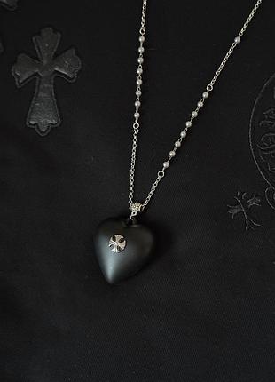 Підвіска серце chrome hearts