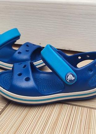 Оригинальные сандалии босоножки crocs, c6, 23 размер, 13,2-14 см