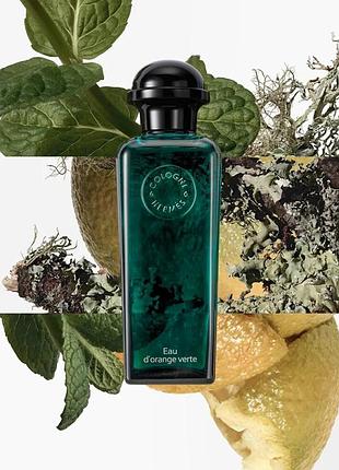 🧡💚оригінал hermès colognes collection eau d'orange verte одеколон унісекс, енергійний свіжий аромат пробник