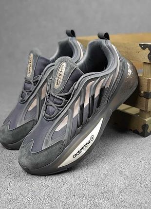 Adidas ozrah серые 2