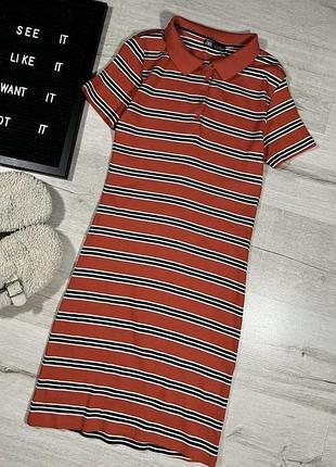 Сукня поло в смужку zara