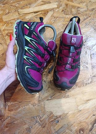 Оригинальные трекинговые кроссовки на мембране не промокаемые salomon xa pro gore-tex