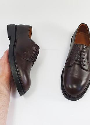 Мужские туфли selected homme 43 28 см 9 uk коричневые