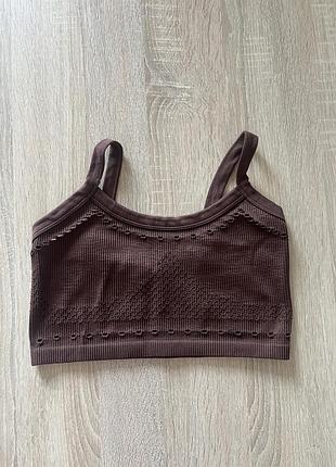 Топ шоколадний zara