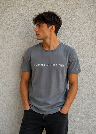 Tommy hilfiger мужская футболка томми хилфигер