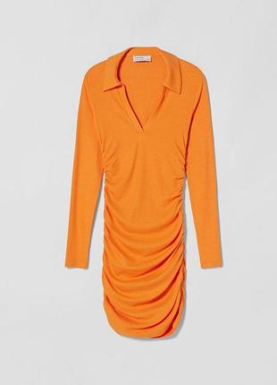 🧡 яскрава сукня bershka по фігурі 🧡