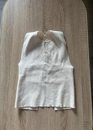 Топ трикотаж zara
