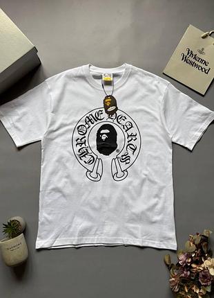 Футболка bape x chrome hearts