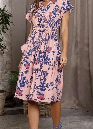 Нова сукня-халат котонова на запах, m/l, нова