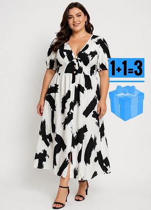 Довга сукня в декоративними ґудзиками shein xl