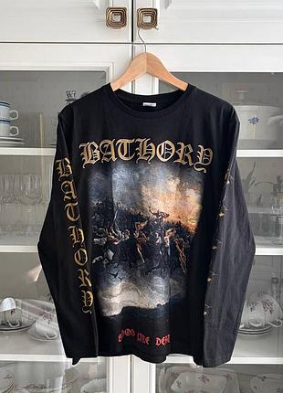 Новая лонгслив bathory - blood fire death