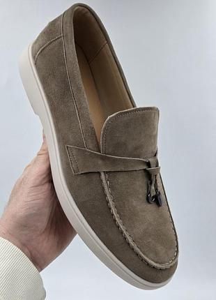 Лоферы boss victor хаки 40-45 гг.