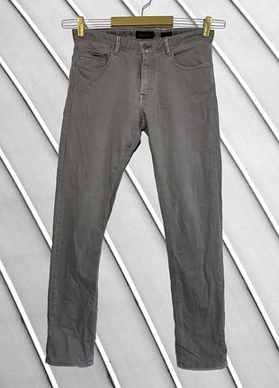 Мужские джинсы massimo dutti w32 l32 m l оригинал серые джинсы slim fit зауженные масимо дутти классические хлопковые бренд стан идеал 48 50 casual