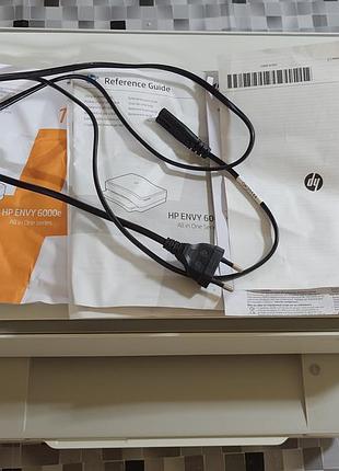 Новый струйный принтер 3в1 hp envy 6032e+wifi с новыми картриджами