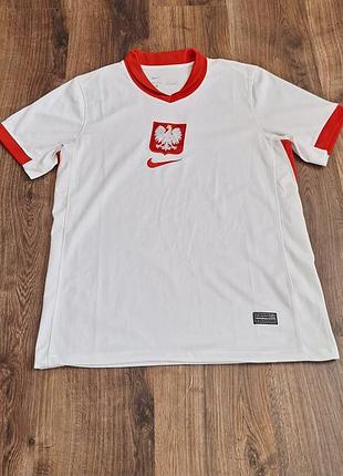 Мужская уникальная футболка jersey сборной польщи nike оригинал