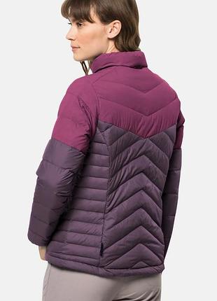 Jack wolfskin пуховик жіночий розмір l xl куртка пухова мембрана зима осінь весна демісезон тепла 6
