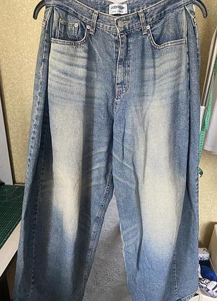Джинси унісекс , бренд  ozbridge корея, широкі baggy/wide-leg