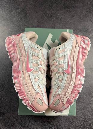 Nike p-6000 custom pink white