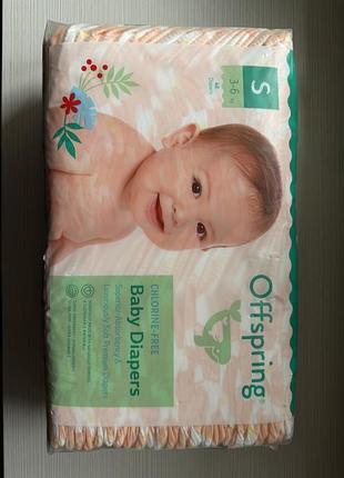 Підгузки дитячі offspring 48 шт, 3-6 кг