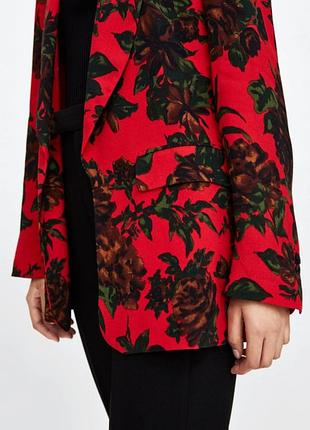 Удлиненный женский пиджак zara basic.
