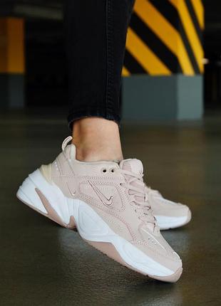 Женские кроссовки nike m2k tekno 'beige'