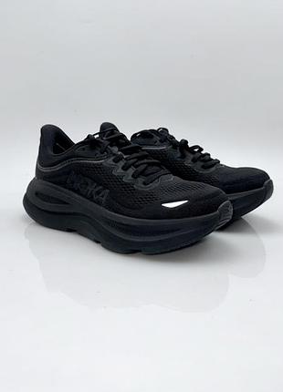 Кросівки жіночі hoka bondi 9 в чорному кольорі