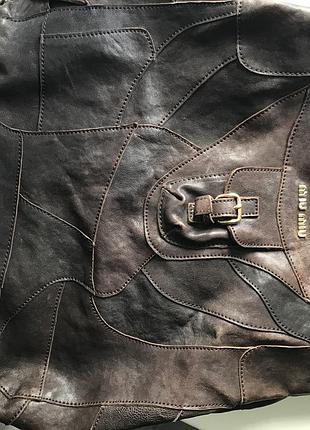 Сумка шкіряна  miu miu
