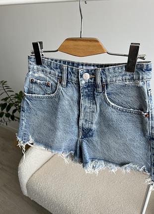 Джинсові шорти zara xs