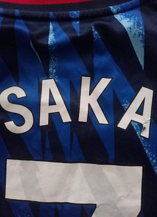Футболка футбольная мужская adidas arsenal saka 7 away jersey синяя размер s полиэстер 6