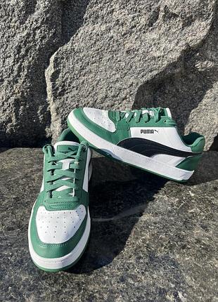 Кросівки puma caven 2.0 (white/green)