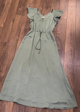 Атласна сукня максі h&m 34 розмір