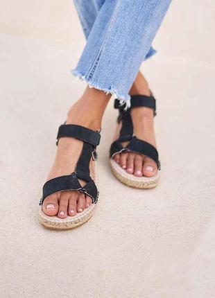 Брендові замшеві сандалії-эспадрильї manebí hamptons hiking sandals, оригінал
