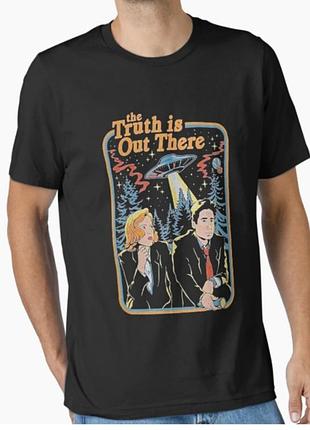Футболка фанат hhe truth is out there секретные материалы бренд дизайнер оригинал 100% cotton тренд