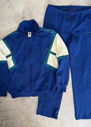 Вінтажний спортивний костюм adidas 80s 90s made in hungary ретро олімпійка штани