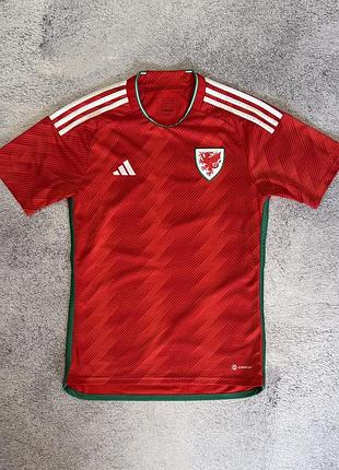 Футболка збірної уельсу adidas world cup 2022 wales home jersey