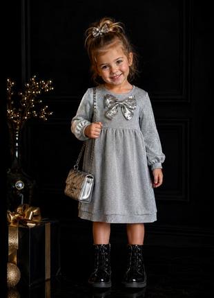 Нарядное серебристое платье marks&spencer